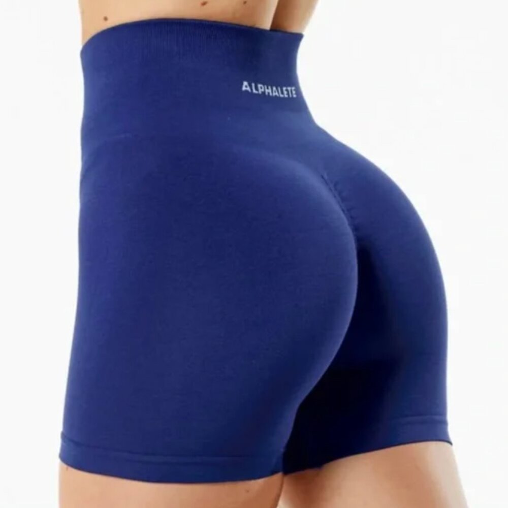 Alphalete | Amplify  High Rise Short | Digital Violet |  Women's Small